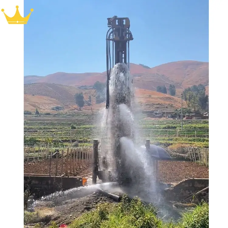 ماكينة حفر بمضخة للطين 100-200 متر ماكينة حفر بئر مياه عميقة
