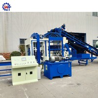 Machine de fabrication de blocs de béton hydraulique entièrement automatique à production massique QT12-15, ligne de production de briques de 28 000 pièces à vendre