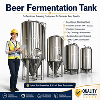 5HL 10HL 20HL 30HL cuve de Fermentation de bière Unitank fermenteur en acier inoxydable équipement de brassage de bière réservoir revêtu