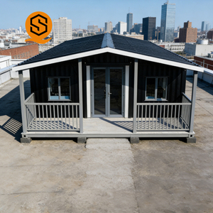 Casa Container Espandibile Personalizzabile da 20 Piedi con Terrazza sul Tetto e Porta in Alluminio a Taglio Termico per Negozi, Appartamenti e Ville - Product Image 4