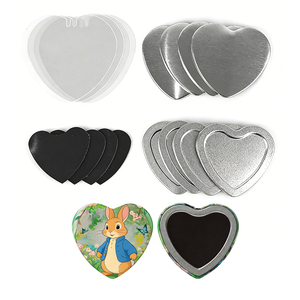 Imán de Refrigerador con Foto Personalizable en Forma de Corazón, Impresión Digital Ecológica de 57*53mm, Recuerdos Personalizables para San Valentín, Bodas <span class=keywords><strong>y</strong></span> Fiestas - Product Image 2