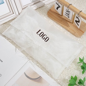 Pochette de luxe en <span class=keywords><strong>organza</strong></span> pour emballage cadeau avec logo personnalisé, idéale pour vêtements et foulards - Product Image 3