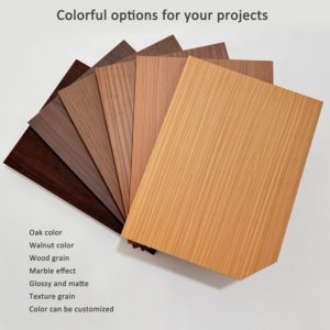 Contreplaqué marin en mélamine <span class=keywords><strong>blanc</strong></span> 4x8 pieds |   Panneau stratifié mélaminé gris mat imitation <span class=keywords><strong>bois</strong></span> et haute brillance pour meubles - Product Image 3