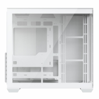 Caja de PC para juegos de alta calidad al por mayor caja ATX para juegos de ordenador de escritorio caja de ordenador de cubo ancho Torres gabinete de PC de doble cámara