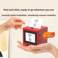 Impresora Portátil de Etiquetas Térmicas sin Tinta, Control por Voz con IA, Mini Impresora de Etiquetas con Pantalla, Batería Recargable para Manualidades Infantiles