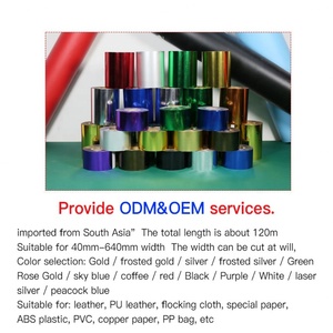 Venta al por mayor de fábrica de papel de lámina de oro para estampado en caliente en cuero y otras aplicaciones, y papel de lámina de oro para moldes de latón - Product Image 6