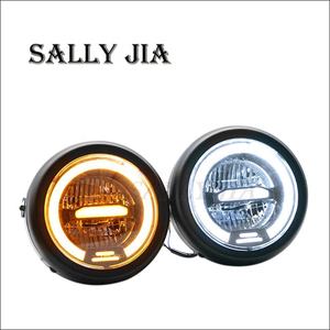 5.75 "pour Harley 883xl1200 phare modifié <span class=keywords><strong>Longjia</strong></span> V Ka 250 Benta 400 boîte rétro phare LED - Product Image 5