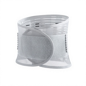 Degao Breathable Mesh Lumbar Fixation Belt Adjustable Hook & Loop Waist Support <b>Brace</b> With Support Splints For <b>Back</b> Pain Relief - Product Image 1