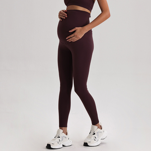 <span class=keywords><strong>Leggings</strong></span> de Yoga de Cintura Alta para Embarazadas al por Mayor, Pantalones de Maternidad para Yoga - Product Image 3