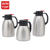 Vente chaude Double Paroi Isolé Sous Vide Coloré En Acier Inoxydable Thermos Thé Cafetière Pour Carafe À Café Thermique