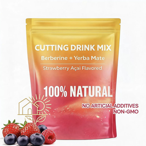Venta al por mayor de polvo de extracto de té de <span class=keywords><strong>Yerba</strong></span> Mate con sabor a berberina, fresa y açaí, personalizado y cortado a medida, directo de fábrica. - Product Image 6