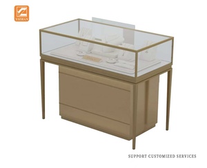 Moderno escaparate <span class=keywords><strong>de</strong></span> joyería <span class=keywords><strong>de</strong></span> <span class=keywords><strong>cristal</strong></span> y acrílico con iluminación LED <span class=keywords><strong>para</strong></span> tiendas al por menor centros comerciales o espacios comerciales elegante vitrina - Product Image 3