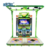 Jeu d'arcade de danse Dance Dance Revolution de 47 pouces, jeu sportif pour deux joueurs, machine à danser avec musique dynamique