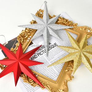 Christmas <b>Tree</b> Pendant <b>Ornaments</b> Octagonal Star Christmas <b>Tree</b> <b>Ornament</b> Star for Winter Christmas Holiday <b>Tree</b> Decorations - Product Image 4