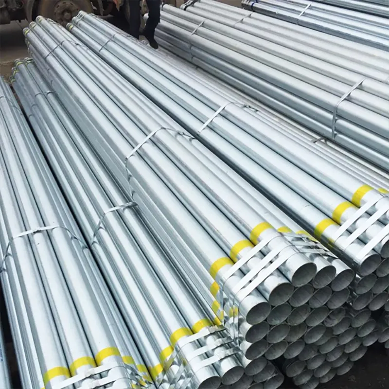 Custom Size Q195 Q235 Q345 A36 Ss400 S235jr Welded Steel Pipes Hot Dip Round Tube Gi Pre Galvanized Steel Pipe