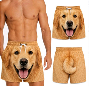 Trajes de Baño para Hombre con Estampado 3D de Ilusión Óptica, Diseño Divertido y Novedoso para Vacaciones de Verano en la Piscina - Product Image 2
