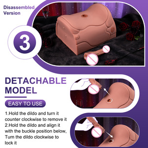Macchina del Sesso Intelligente Sybian con Dildo Vibrante e Pulsante, Controllo tramite App con Riconoscimento Video, Silicone Realistico Staccabile per Donne - Product Image 2