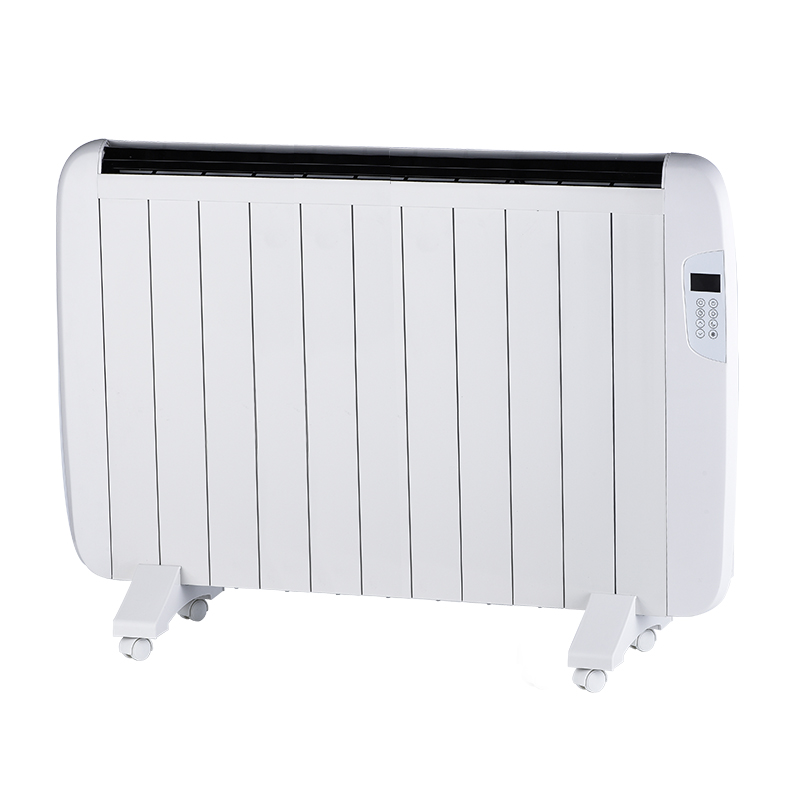 1500W Freestanding Aluminum Panel Heater with LCD Touch Screen Remote & App Control for Household Use