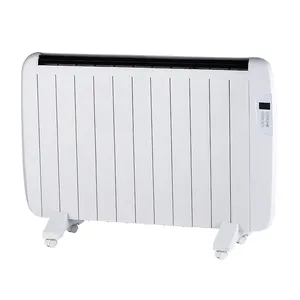 Chauffage électrique intelligent de qualité supérieure, 1500W, en aluminium sec, avec écran LCD et télécommande, pour la maison