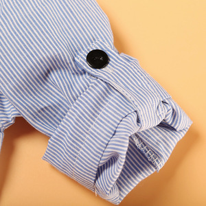 Conjunto de Ropa de Verano para Bebé, Camisa a Rayas y Pantalones, Ropa para Bebé Niño de Fábrica - Product Image 4