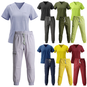 ชุดสครับแพทย์แฟชั่น ชุดยูนิฟอร์มสครับ ชุดยูนิฟอร์มดูแลสุขภาพ ชุดทำงานโรงพยาบาล รับทำโลโก้ สไตล์ทันสมัย - Product Image 1