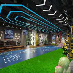 Dimmable Gym Lustre Linéaire Pendentif Lumière Led Bureau Éclairage Suspendu Au Plafond Moderne Suspendus Lumières pour Salon De Coiffure - Product Image 3