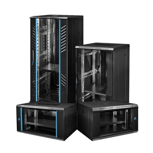 Rack de rede para parede, equipamento de rede para servidor de rede, 4U, 6U, 9U, 12U, 15U, 18U, 24U, 32U, 37U, 42U, equipamento de chão