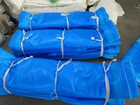 Tissu filtrant en monofilament de nylon bleu, tissé, filtre liquide industriel pour le lavage du charbon, filtration des boues