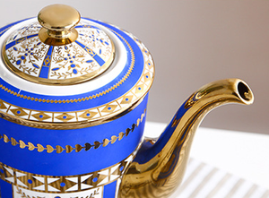 European Style Bone China Coffee Cup and English Gilt Edge Coffee Cup Set - Product Image 2