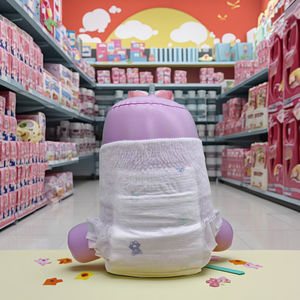 Fabricants de couches pour bébés de haute qualité en Chine couche super absorbante avec illustration de dessin animé couche sèche pour bébé - Product Image 3