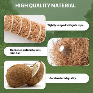 Paquete de 2 Varillas de Fibra de Coco Flexibles de 40 Pulgadas/100 cm, Soporte para Plantas, Herramienta de Jardinería, Accesorios de Jardinería Hechos de Fibra de Coco, Local de EE. UU. - Product Image 6