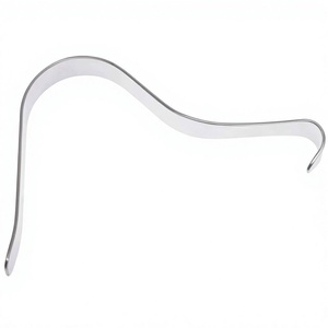 Écarteur Epstein-Deaver 8" (20 cm) avec lame de 1" (2,5 cm) à double plan pour l'inspection des poches d'implants d'augmentation mammaire par Vaslcare - Product Image 1