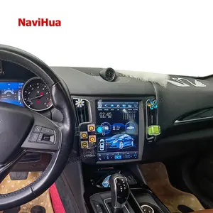NaviHua אנכי מסך אנדרואיד רכב רדיו סטריאו GPS ניווט MP5 מולטימדיה נגן עבור טסלה סגנון מזראטי Levante