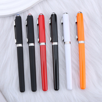 Stylo Gel Noir Mat Personnalisé avec Logo Imprimé – Idéal pour le Bureau et la Promotion – Vente en Gros