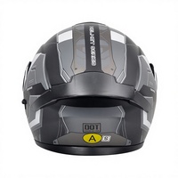 Casque unisexe à double visière style Mecha certifié DOT, convertible intégral/ouvert, pour toutes les saisons, vente en gros