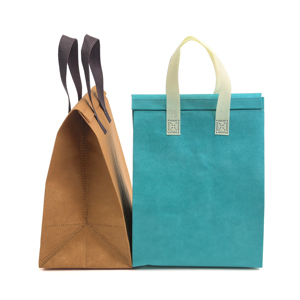 Custom Printed Recycled Non-Woven Thermal Tote Bag Insulated Cooler for Food Delivery Take-Out Cartoon for Cake Drinks Lunch - Product Image 1