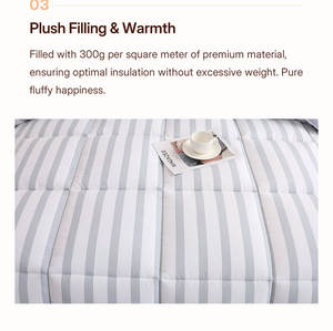 Set di Biancheria da Letto Trapuntata Fatta a Mano 100% Poliestere per Casa e Hotel con Motivo Stampato Semplice Disponibile in Misura Super King - Product Image 5