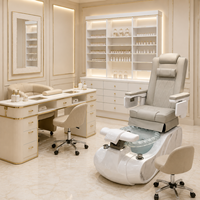 Pack complet pour l'ouverture d'un salon de beauté, comprenant un fauteuil de pédicure, un bain de pieds et un équipement professionnel de salon de beauté