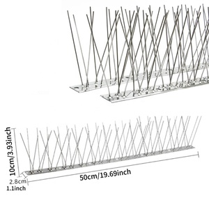 Dispositivo Anti-uccello in acciaio inossidabile da 50CM per unghie a punta di piccione per il controllo dei parassiti dei piccioni per eliminare il controllo degli insetti dei piccioni - Product Image 2