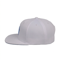 Casquette Snapback Unisexe en Denim Couleur Unie à 6 Panneaux avec Lettres, pour le Cyclisme, Décontractée, pour Hommes et Femmes, Utilisation Extérieure