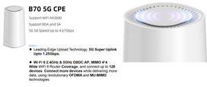 Router FWA 5G NR WIF I6 <span class=keywords><strong>AX3600</strong></span> Velocidad de Luz Router Interior 5G <span class=keywords><strong>Mesh</strong></span> - Product Image 3
