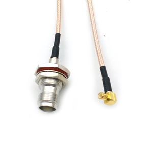 Câble coaxial RF RG316 RG174 à angle droit avec connecteur TNC femelle et MCX mâle pour montage sur panneau, certifié RoHS, FEP/PVC, à <span class=keywords><strong>prix</strong></span> avantageux - Product Image 4