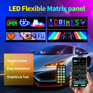 จอ LED แบบยืดหยุ่น 32x256 พิกเซล RGB สีสันสดใส ควบคุมผ่านแอปอัจฉริยะ ปรับแต่งได้ ติดผนัง สำหรับป้ายเลื่อนข้อความบริษัท - Product Image 3