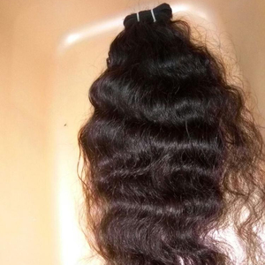 Inda Hair Weaving Sizes 8" up to 40" Natural Texture Soft Touch Indian Hair - Product Image 1