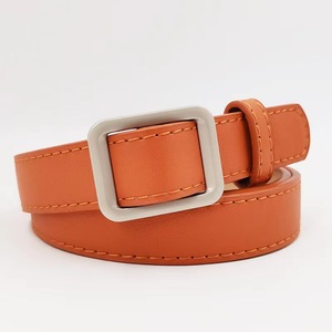 Sabuk Wanita Tanpa Gesper Lebar 2.4cm, Sabuk Fashion Warna-warni Laris untuk Wanita - Product Image 3