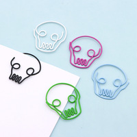 Clip de Papel con Diseño de Calavera Ecológico, Personalizado con Logotipo, Regalos Promocionales de Halloween de la Marca Xinyao de Fábrica Profesional