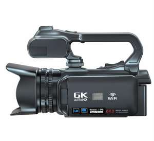 Caméra numérique portable Full HD 6K équipée d'un écran tactile de 4 pouces, mise au point automatique, enregistrement vidéo en log - Product Image 3