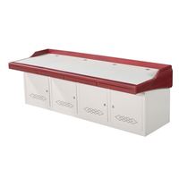 Consoles de surveillance multi-positions droites pour salle de contrôle de circulation et centre de commandement opérationnel
