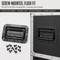 Gagang Tarik Tersembunyi Berpegas Lipat dari Logam untuk Kabinet Speaker dan Flight Case