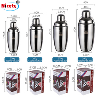NICETY 550ml Shaker de bar moderne en métal pour fêtes et usage domestique